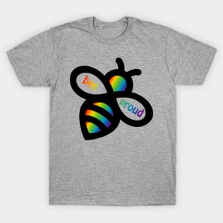 Bee Proud - LGBT Flag bees T-Shirt